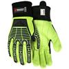 MCR Safety® UltraTech™ Multi-Task Gloves w/ Corded Cotton Double Palms, Large, Black/Lime, 1/Pair MCR Safety® UltraTech™ Multi-Task Gloves w/ Corded Cotton Double Palms, Large, Black/Lime, 1/Pair