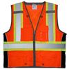 MCR Safety® ANSI Class 2 & CSA Z96 Compliant Mesh Safety Vest, Large, Orange/Black, 1/Each MCR Safety® ANSI Class 2 & CSA Z96 Compliant Mesh Safety Vest, Large, Orange/Black, 1/Each