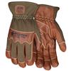 MCR Safety® Mustang Utility Grain Goatskin Drivers w/ Nomex® Backs, 2 1/2" Cuff, Large, Brown, 1/Pair MCR Safety® Mustang Utility Grain Goatskin Drivers w/ Nomex® Backs, 2 1/2" Cuff, Large, Brown, 1/Pair