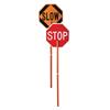 Cortina Stop & Slow Paddle Sign, Engineer-Grade Reflective, 1/Each Cortina Stop & Slow Paddle Sign, Engineer-Grade Reflective, 1/Each