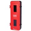 FireTech™ Medium-Wide Molded HDPE Extinguisher Cabinet, 28 1/8"H x 21 1/4"W x 10 5/8"D, Black/Red, 1/Each FireTech™ Medium-Wide Molded HDPE Extinguisher Cabinet, 28 1/8"H x 21 1/4"W x 10 5/8"D, Black/Red, 1/Each