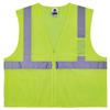 Ergodyne® GloWear® 8256Z Class 2 Self-Extinguishing Hi-Vis Safety Vest, 4X-Large/5X-Large, Lime, 1/Each Ergodyne® GloWear® 8256Z Class 2 Self-Extinguishing Hi-Vis Safety Vest, 4X-Large/5X-Large, Lime, 1/Each