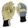 Radians® Fleeced Lined Premium Grain Pigskin Leather Gloves, Large, Beige/Blue Striped, 1/Pair Radians® Fleeced Lined Premium Grain Pigskin Leather Gloves, Large, Beige/Blue Striped, 1/Pair