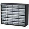 Akro-Mils® Plastic Storage Cabinet, 24 Drawer (Large), Black, 1/Each Akro-Mils® Plastic Storage Cabinet, 24 Drawer (Large), Black, 1/Each