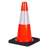 TruForce™ Traffic Cone w/ 6" Reflective Collar, 18", 5 lb, Dayglow Orange w/ Rubberized Black Base, 1/Each TruForce™ Traffic Cone w/ 6" Reflective Collar, 18", 5 lb, Dayglow Orange w/ Rubberized Black Base, 1/Each