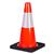 TruForce™ Traffic Cone w/ 6" Reflective Collar, 18", 5 lb, Dayglow Orange w/ Rubberized Black Base, 1/Each TruForce™ Traffic Cone w/ 6" Reflective Collar, 18", 5 lb, Dayglow Orange w/ Rubberized Black Base, 1/Each