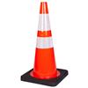 TruForce™ Traffic Cone w/ 4" & 6" Reflective Collars, 28", 10 lb, Dayglow Orange w/ Rubberized Black Base, 1/Each TruForce™ Traffic Cone w/ 4" & 6" Reflective Collars, 28", 10 lb, Dayglow Orange w/ Rubberized Black Base, 1/Each