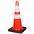 TruForce™ Traffic Cone w/ 4" & 6" Reflective Collars, 28", 10 lb, Dayglow Orange w/ Rubberized Black Base, 1/Each TruForce™ Traffic Cone w/ 4" & 6" Reflective Collars, 28", 10 lb, Dayglow Orange w/ Rubberized Black Base, 1/Each