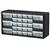 Akro-Mils® Plastic Storage Cabinet, 26 Drawer (6 Large/20 Small), Black, 1/Each Akro-Mils® Plastic Storage Cabinet, 26 Drawer (6 Large/20 Small), Black, 1/Each