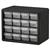 Akro-Mils® Plastic Storage Cabinet, 16 Drawer (Small), Black, 1/Each Akro-Mils® Plastic Storage Cabinet, 16 Drawer (Small), Black, 1/Each
