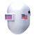 Honeywell Fibre-Metal® Pipeliner® Superglas® Welding Helmet w/ Ratchet Headgear, White, 1/Each Honeywell Fibre-Metal® Pipeliner® Superglas® Welding Helmet w/ Ratchet Headgear, White, 1/Each