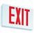 Lithonia Red LED Exit Sign w/ Battery Backup, Red/White, 1/Each Lithonia Red LED Exit Sign w/ Battery Backup, Red/White, 1/Each