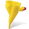 Justrite® “I’m Easy” Funnel, 11 1/4" x 1/2", Yellow, 1/Each Justrite® “I’m Easy” Funnel, 11 1/4" x 1/2", Yellow, 1/Each