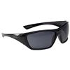 Bolle Safety Hustler Safety Glasses, Smoke Lens, 1/Each Bolle Safety Hustler Safety Glasses, Smoke Lens, 1/Each