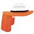Ergodyne® Chill-Its® 6661 Universal Hard Hat Brim w/ Neck Shade, Orange, 1/Each Ergodyne® Chill-Its® 6661 Universal Hard Hat Brim w/ Neck Shade, Orange, 1/Each