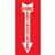 Brady® "Fire Extinguisher" w/ Arrow Vinyl Sign Brady® "Fire Extinguisher" w/ Arrow Vinyl Sign