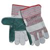 MCR Safety® Industry Standard Leather Palm Gloves, Gunn Pattern, Double Palms, 2 1/2" Rubberized Cuffs, X-Large, Gray Striped, 12/Pair MCR Safety® Industry Standard Leather Palm Gloves, Gunn Pattern, Double Palms, 2 1/2" Rubberized Cuffs, X-Large, Gray Striped, 12/Pair