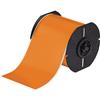 Brady® B30 Series Indoor/Outdoor Vinyl Labels, 4", Orange, 100 Brady® B30 Series Indoor/Outdoor Vinyl Labels, 4", Orange, 100