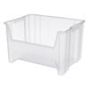 Akro-Mils® Stak-N-Store Bin, 15 1/4"L x 12 7/16"H x 19 7/8"W, Clear, 1/Each Akro-Mils® Stak-N-Store Bin, 15 1/4"L x 12 7/16"H x 19 7/8"W, Clear, 1/Each